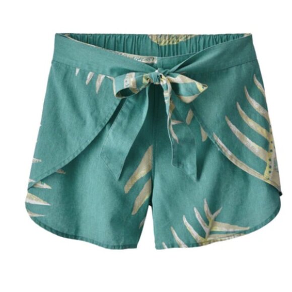 Patagonia Pants - Patagonia Garden Island Shorts Palms of My Heart Hemp